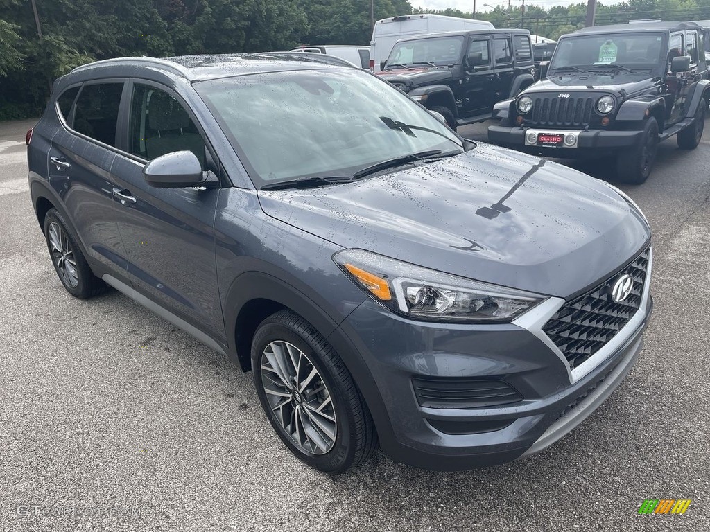 2021 Tucson SEL AWD - Magnetic Force / Gray photo #4