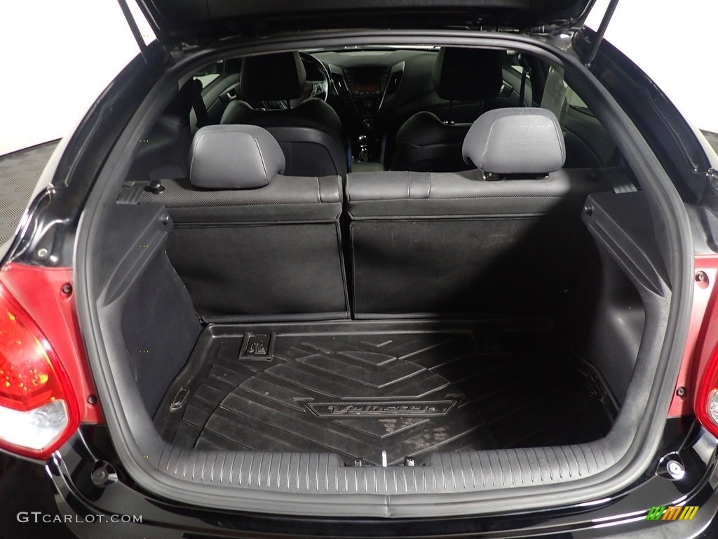 2014 Veloster Turbo - Ultra Black / Black photo #16