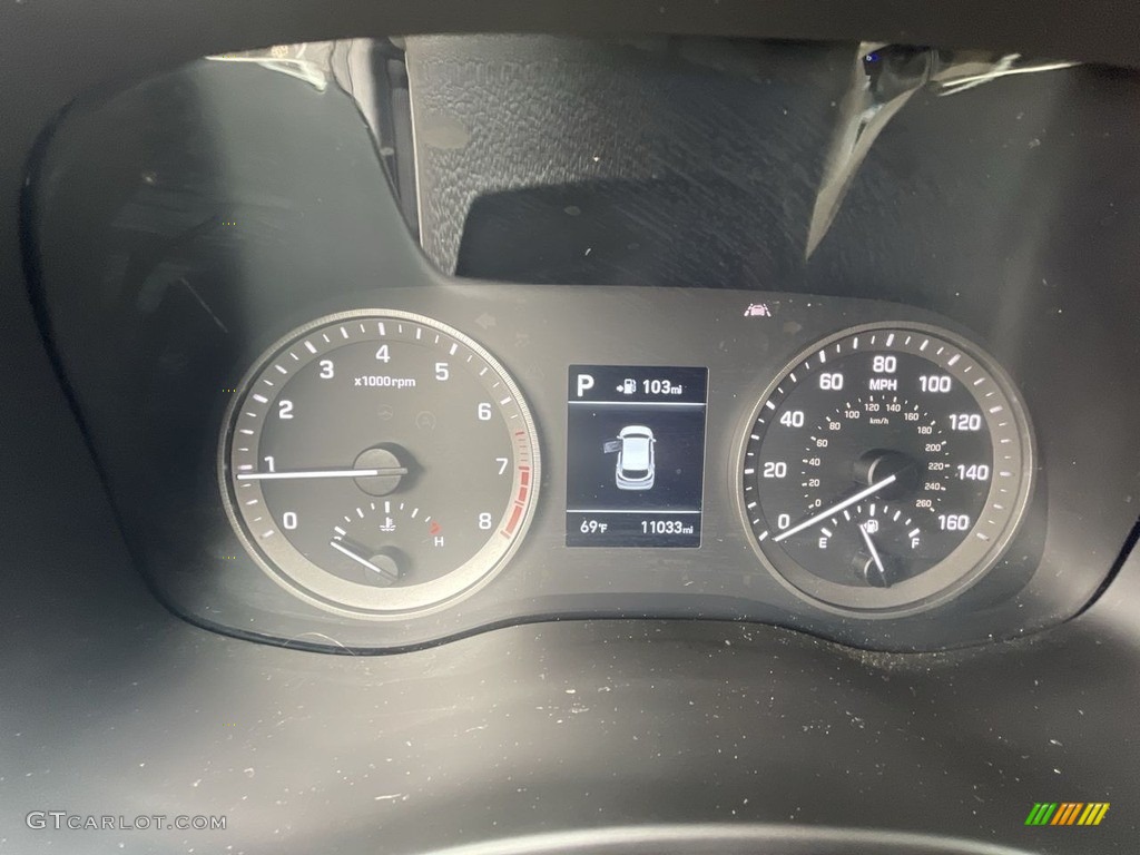 2021 Tucson SEL AWD - Magnetic Force / Gray photo #10