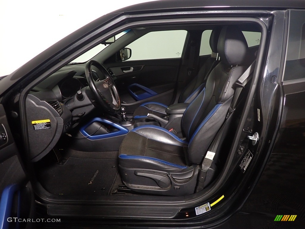 2014 Veloster Turbo - Ultra Black / Black photo #23