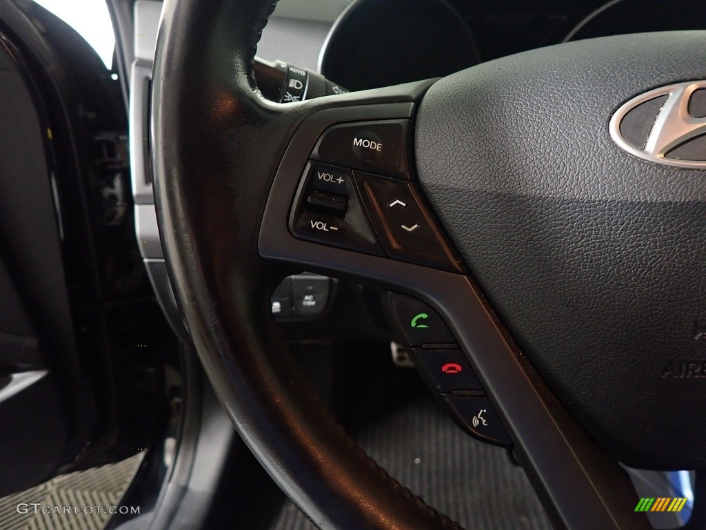 2014 Veloster Turbo - Ultra Black / Black photo #29