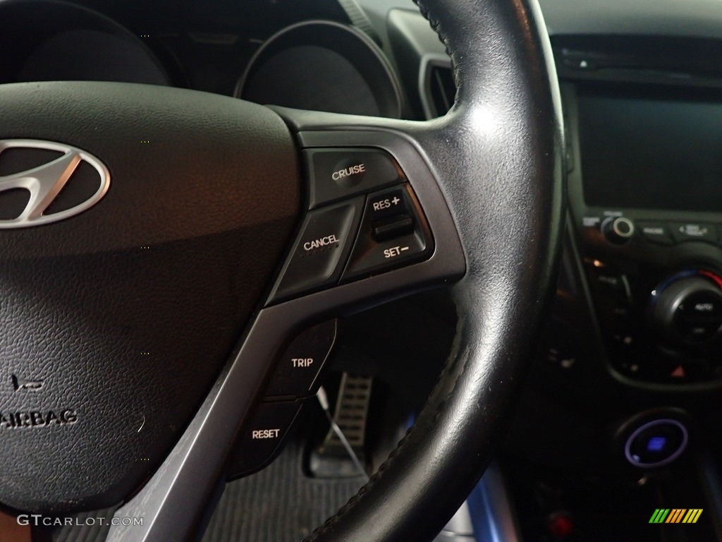 2014 Veloster Turbo - Ultra Black / Black photo #30