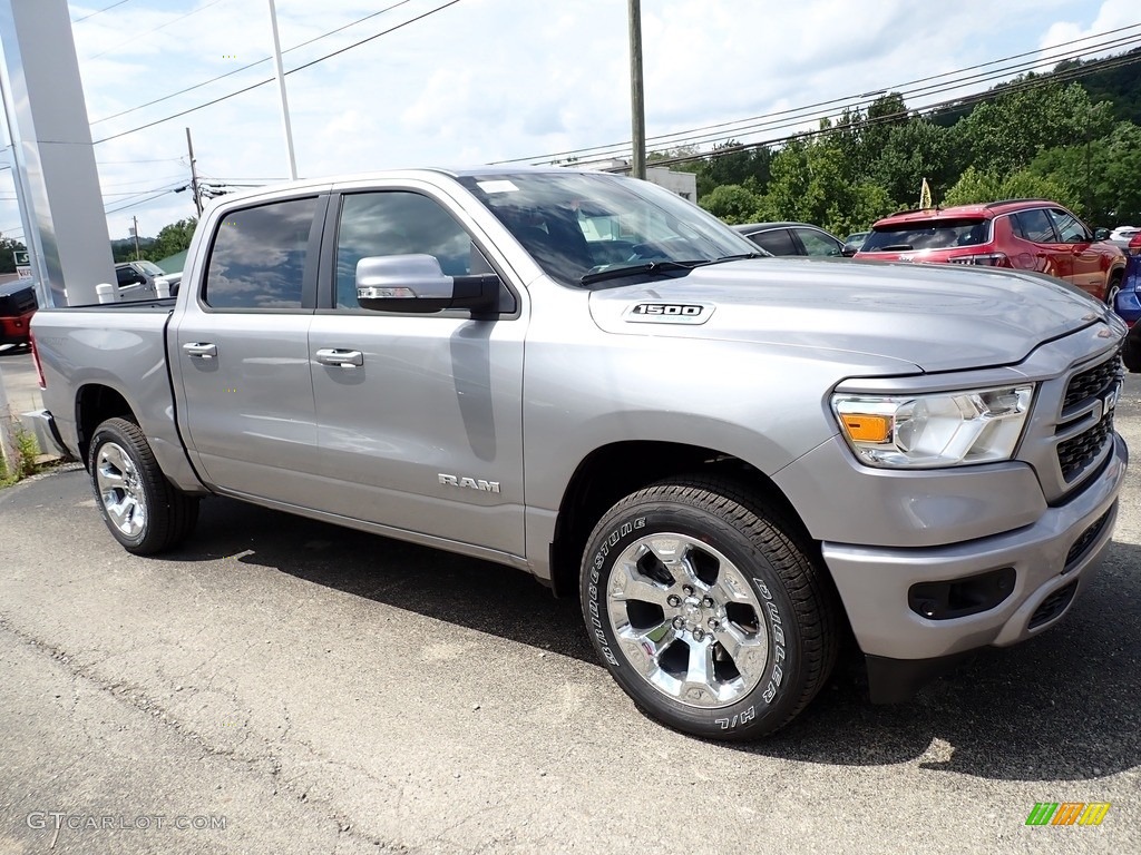 2022 1500 Big Horn Crew Cab 4x4 - Billet Silver Metallic / Black photo #7