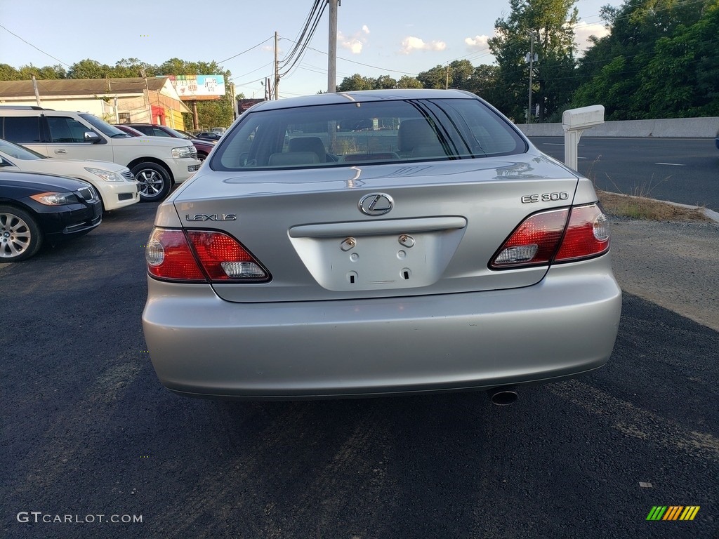 2003 ES 300 - Millennium Silver Metallic / Light Charcoal photo #6