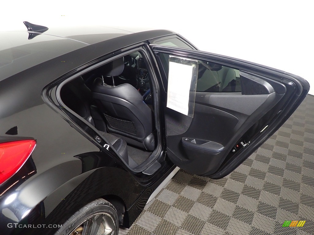 2014 Veloster Turbo - Ultra Black / Black photo #34