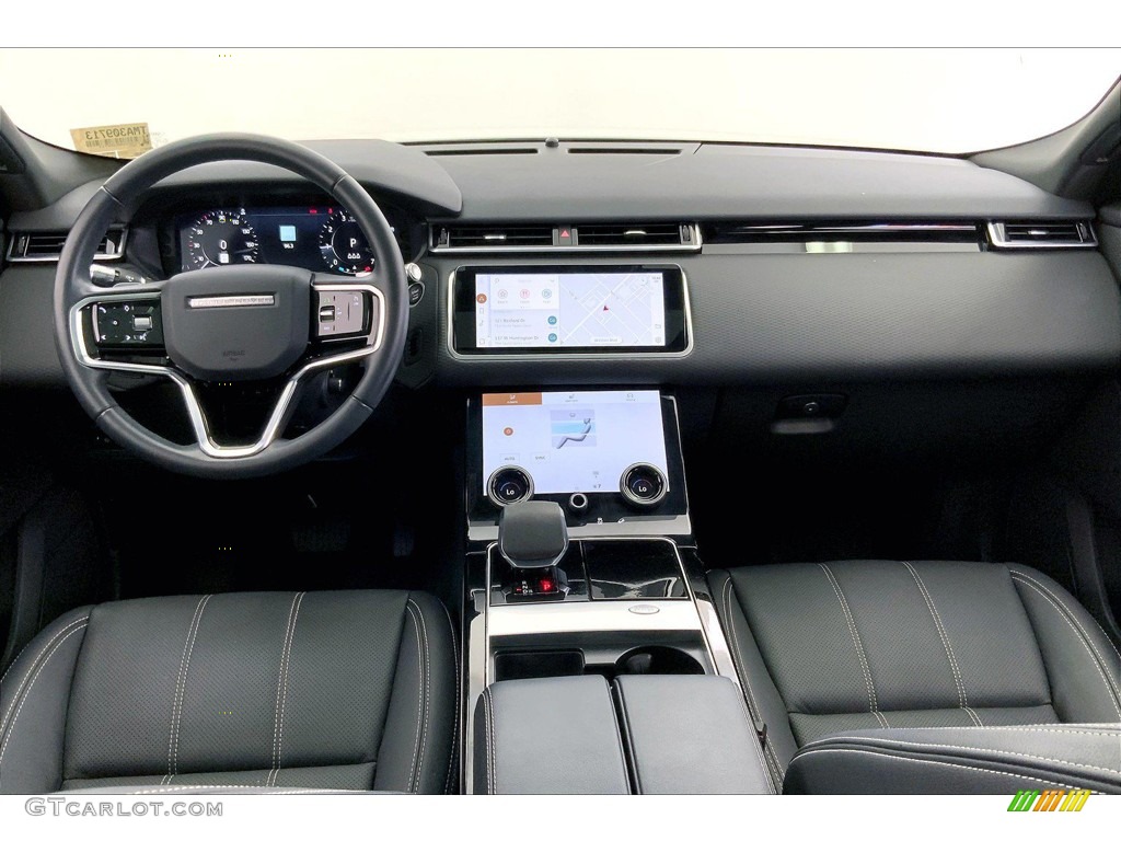 Ebony Interior 2021 Land Rover Range Rover Velar S Photo #144677855