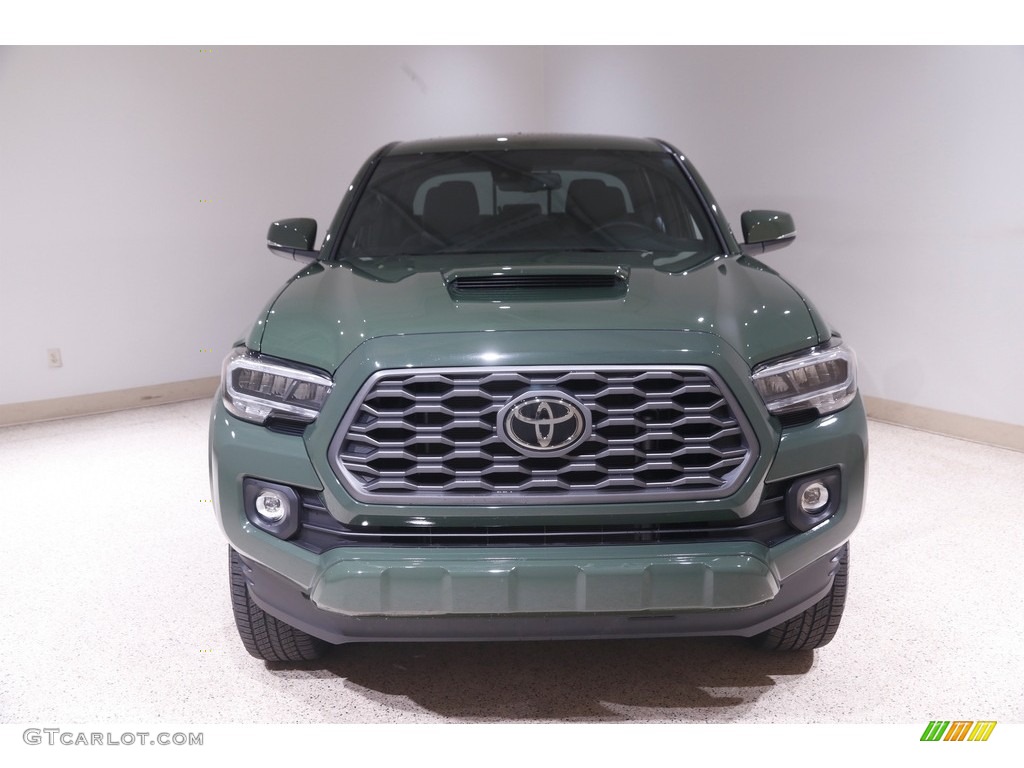 2022 Tacoma SR5 Double Cab 4x4 - Army Green / Cement/Black photo #2
