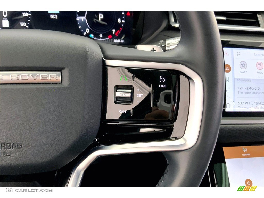 2021 Land Rover Range Rover Velar S Ebony Steering Wheel Photo #144678038