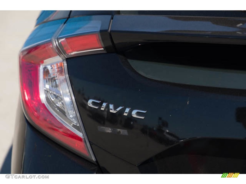 2018 Civic Sport Hatchback - Crystal Black Pearl / Black photo #10