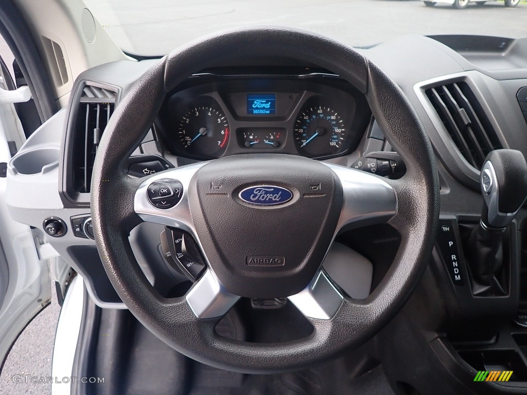 2016 Ford Transit 250 Van XL LR Long Pewter Steering Wheel Photo #144678656