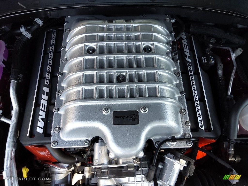 2022 Dodge Charger SRT Hellcat Widebody 6.2 Liter Supercharged HEMI OHV 16-Valve VVT V8 Engine Photo #144678704