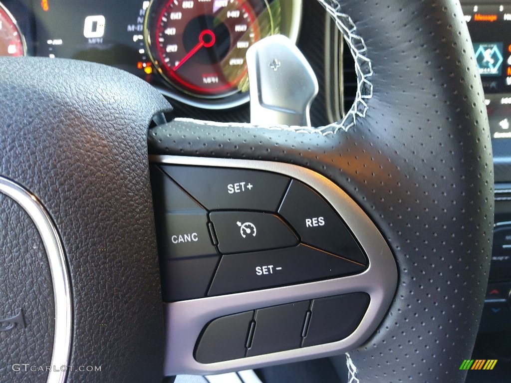 2022 Dodge Charger SRT Hellcat Widebody Black Steering Wheel Photo #144679028