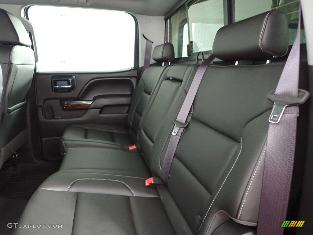 Jet Black Interior 2016 GMC Sierra 2500HD SLT Crew Cab 4x4 Photo #144679943