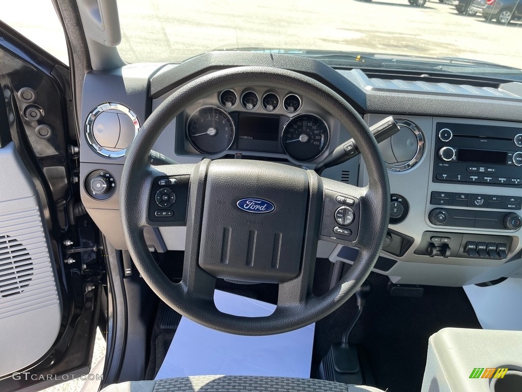 2016 Ford F250 Super Duty XLT Regular Cab 4x4 Steel Steering Wheel Photo #144680060