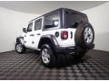 2021 Bright White Jeep Wrangler Unlimited Sport 4x4 Right Hand Drive  photo #12