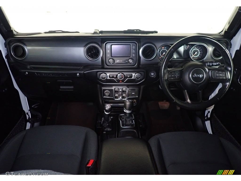 Black Interior 2021 Jeep Wrangler Unlimited Sport 4x4 Right Hand Drive Photo #144680366