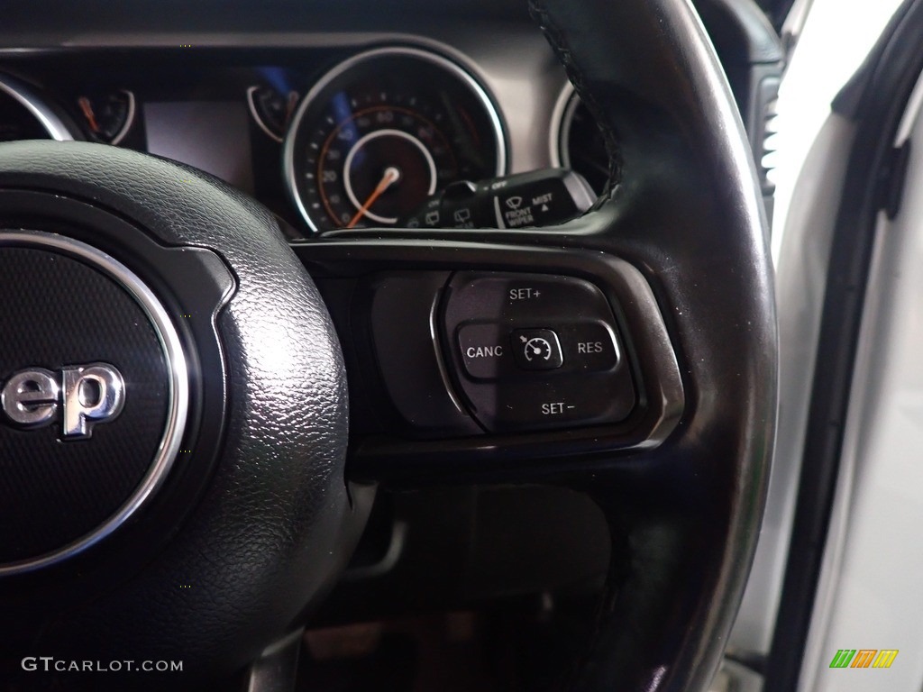 2021 Jeep Wrangler Unlimited Sport 4x4 Right Hand Drive Black Steering Wheel Photo #144680384