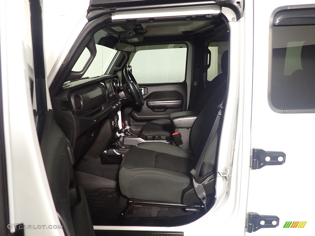 Black Interior 2021 Jeep Wrangler Unlimited Sport 4x4 Right Hand Drive Photo #144680411