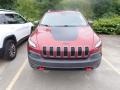 2016 Deep Cherry Red Crystal Pearl Jeep Cherokee Trailhawk 4x4  photo #2