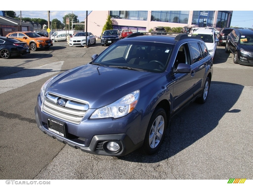 2014 Outback 2.5i Premium - Twilight Blue Metallic / Black photo #1