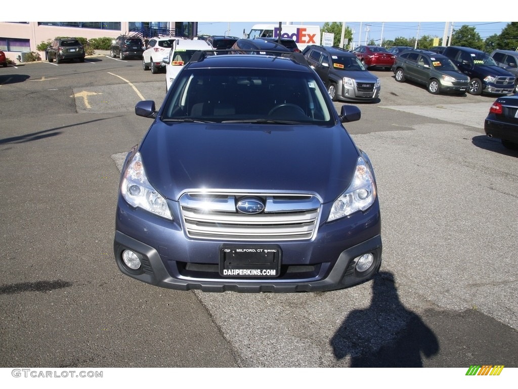 2014 Outback 2.5i Premium - Twilight Blue Metallic / Black photo #2