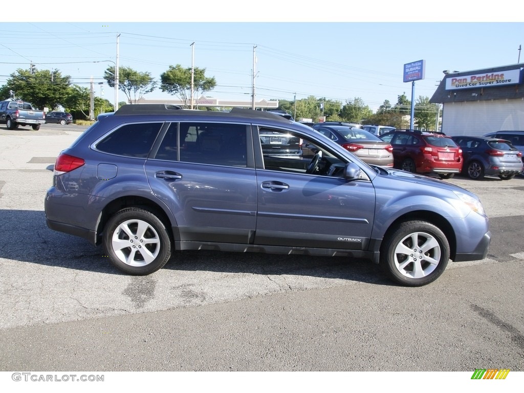 2014 Outback 2.5i Premium - Twilight Blue Metallic / Black photo #4