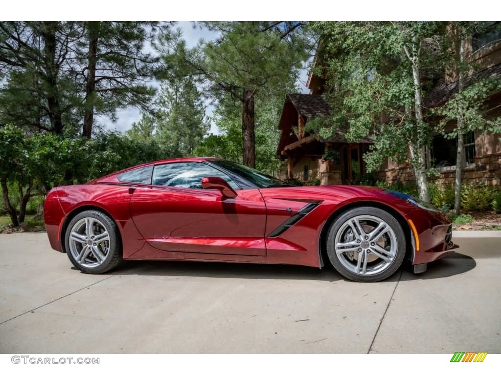 2016 Corvette Stingray Coupe - Long Beach Red Metallic Tintcoat / Kalahari photo #1