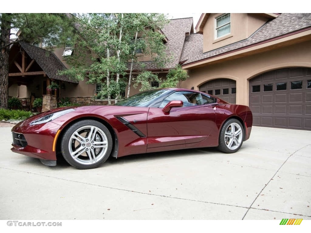 2016 Corvette Stingray Coupe - Long Beach Red Metallic Tintcoat / Kalahari photo #2