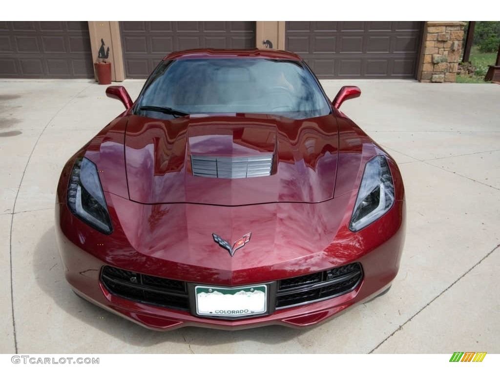 2016 Corvette Stingray Coupe - Long Beach Red Metallic Tintcoat / Kalahari photo #4