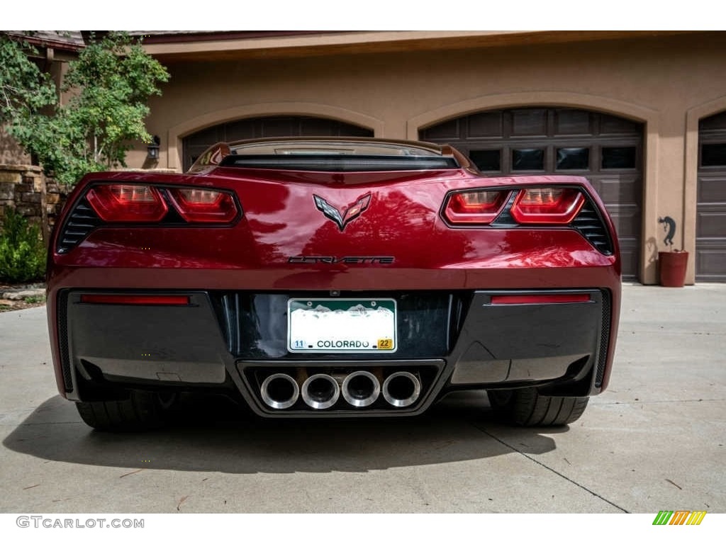 2016 Corvette Stingray Coupe - Long Beach Red Metallic Tintcoat / Kalahari photo #6