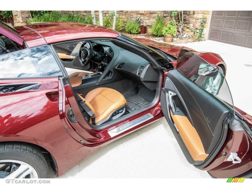 2016 Corvette Stingray Coupe - Long Beach Red Metallic Tintcoat / Kalahari photo #16