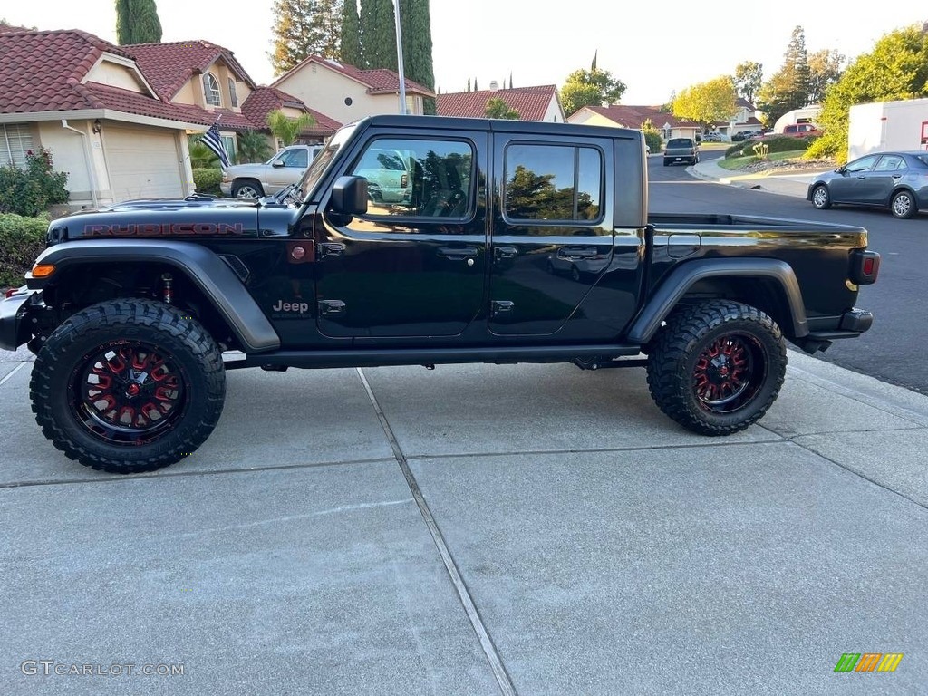 2021 Gladiator Rubicon 4x4 - Black / Black photo #1