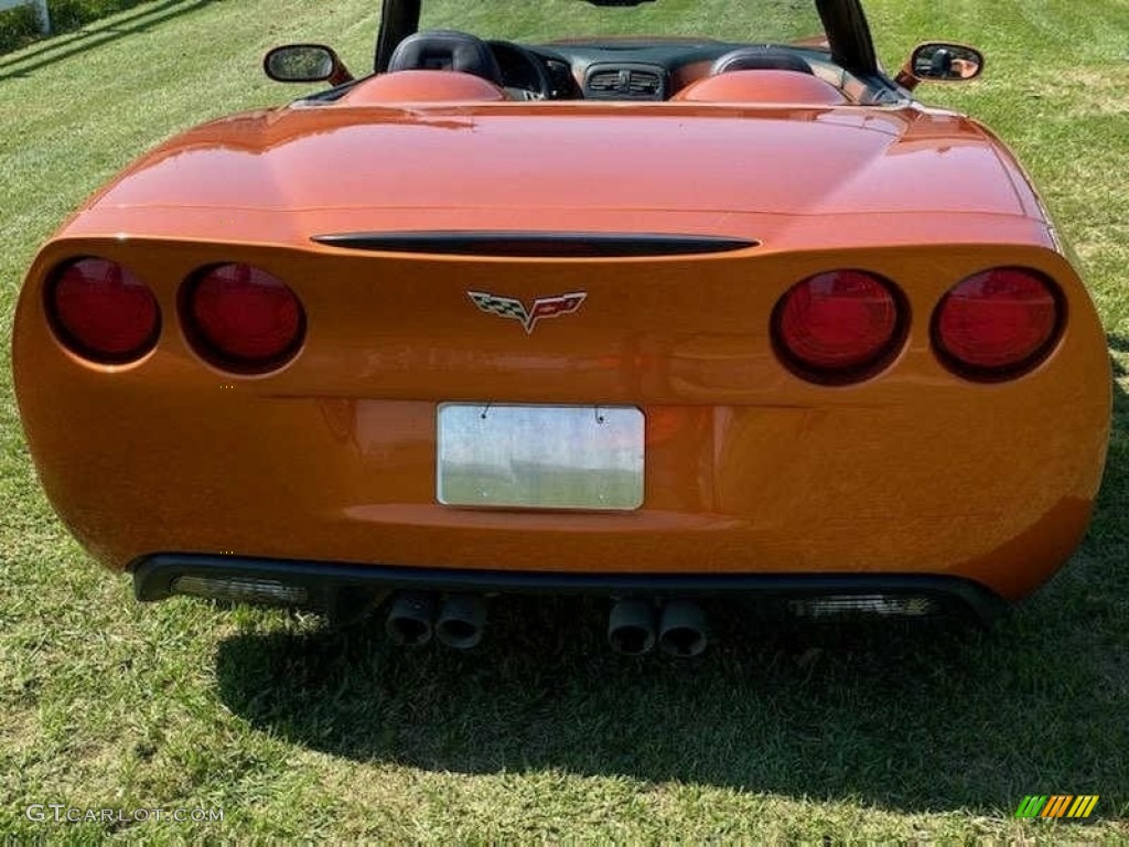 2008 Corvette Convertible - Atomic Orange Metallic / Sienna photo #5