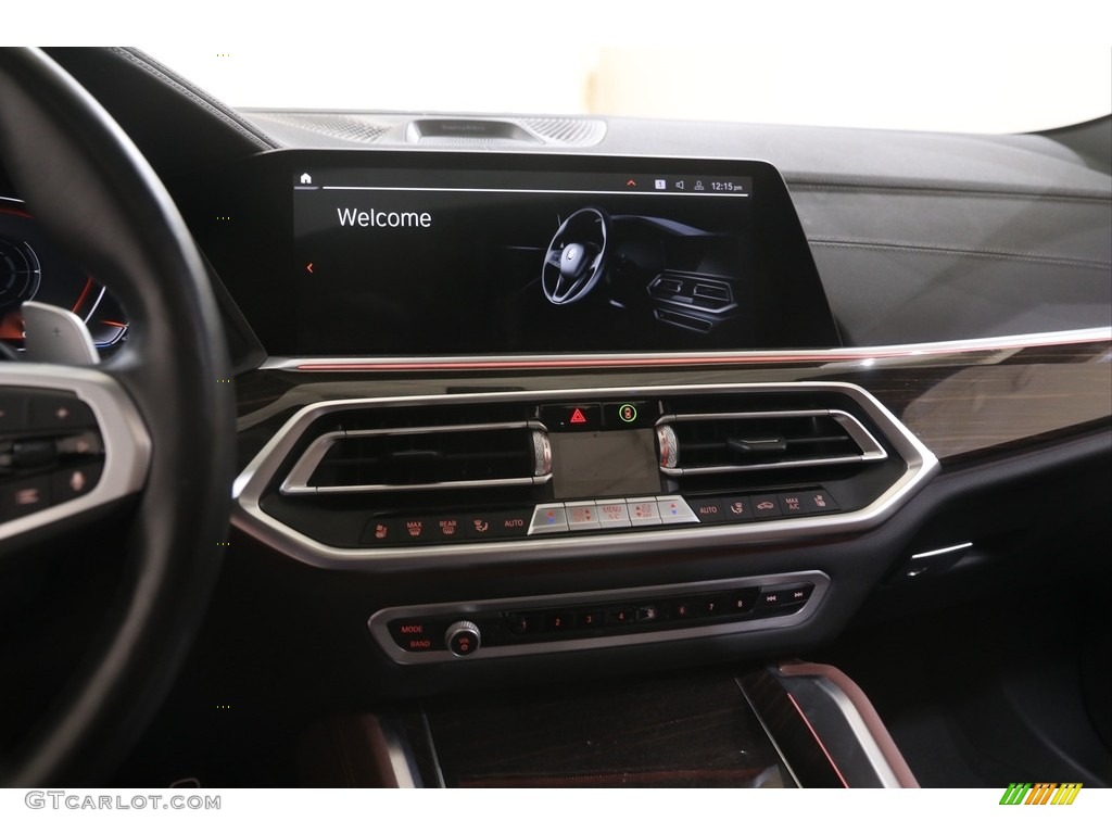 2021 X6 xDrive50i - Carbon Black Metallic / Coffee photo #9