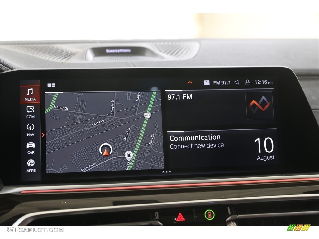 2021 X6 xDrive50i - Carbon Black Metallic / Coffee photo #10