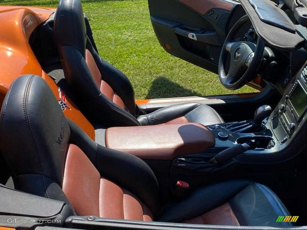 2008 Corvette Convertible - Atomic Orange Metallic / Sienna photo #12