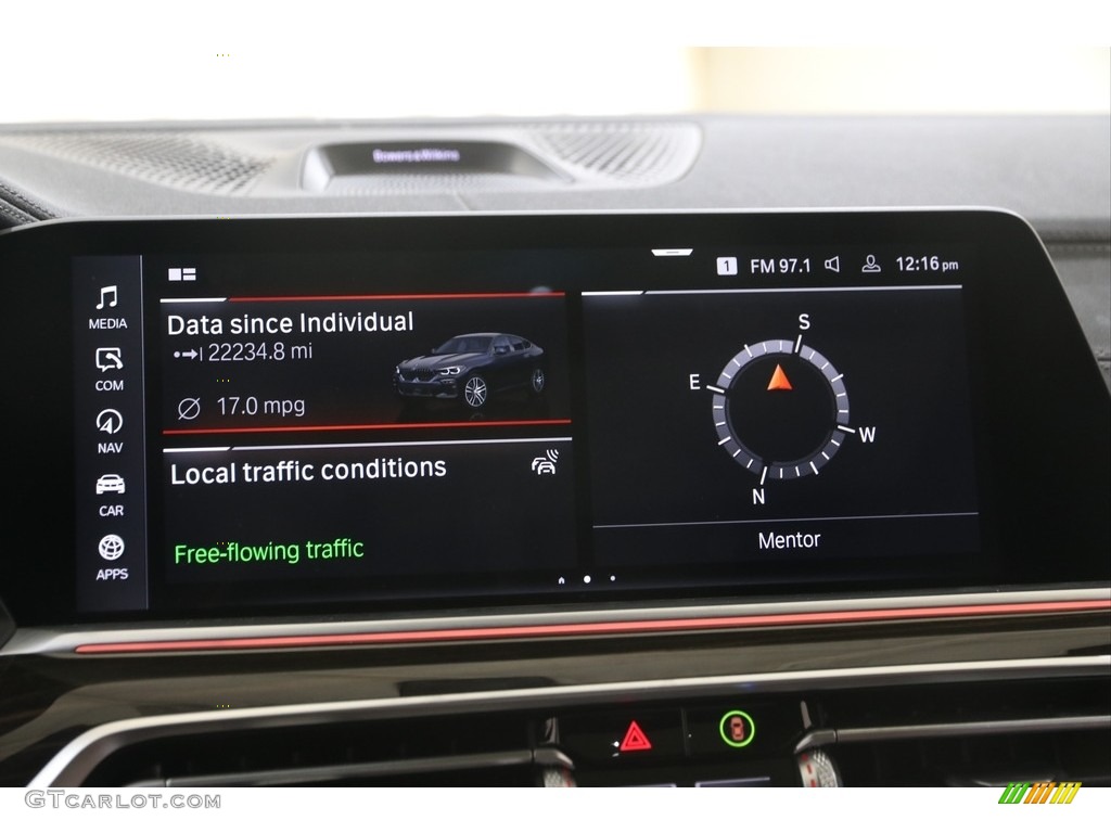 2021 X6 xDrive50i - Carbon Black Metallic / Coffee photo #11