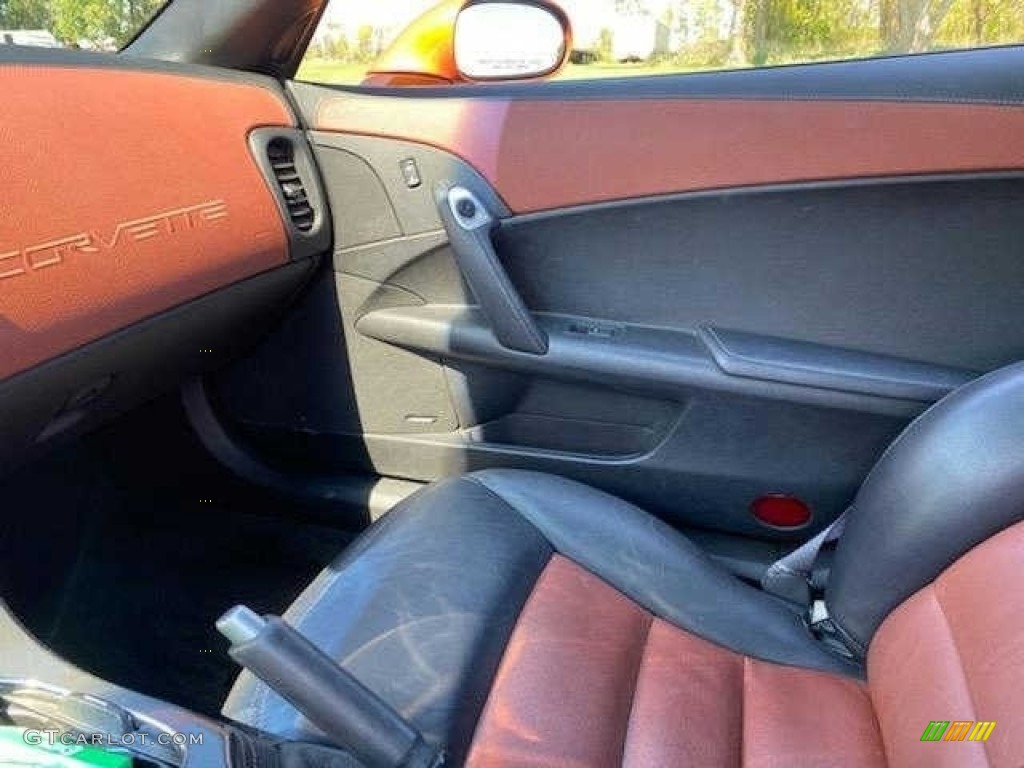 2008 Corvette Convertible - Atomic Orange Metallic / Sienna photo #13