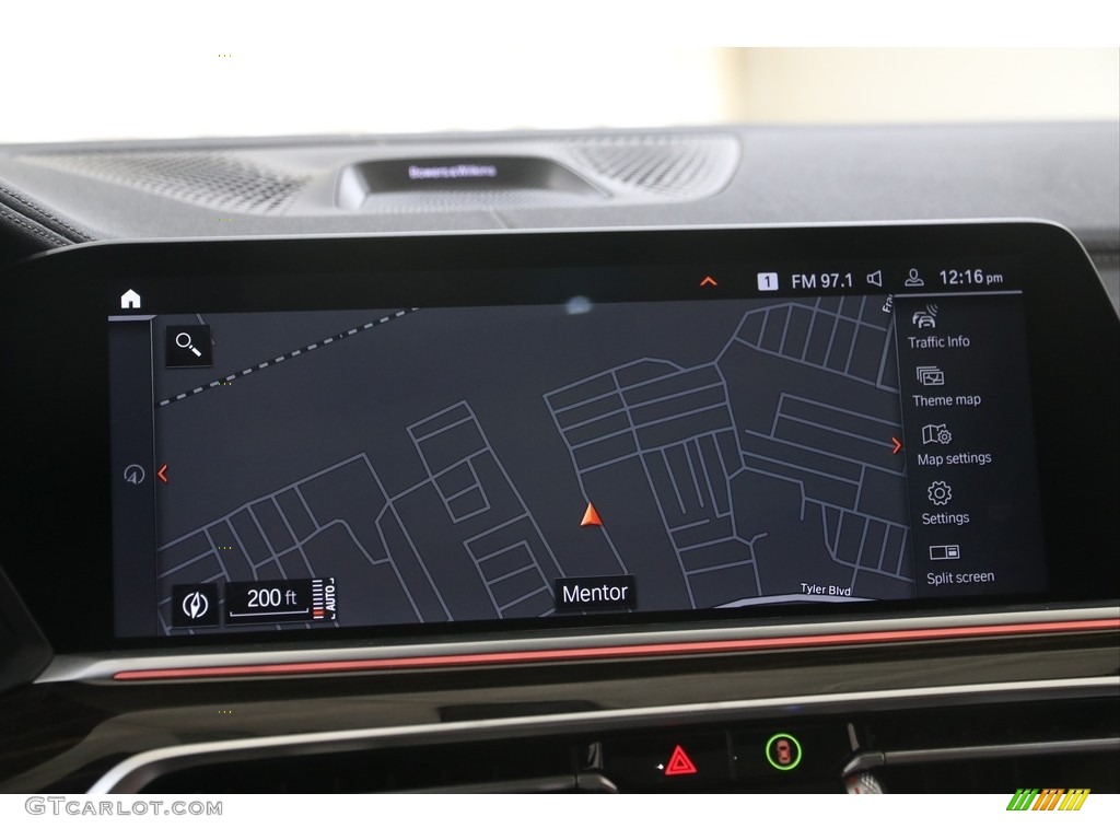 2021 X6 xDrive50i - Carbon Black Metallic / Coffee photo #12