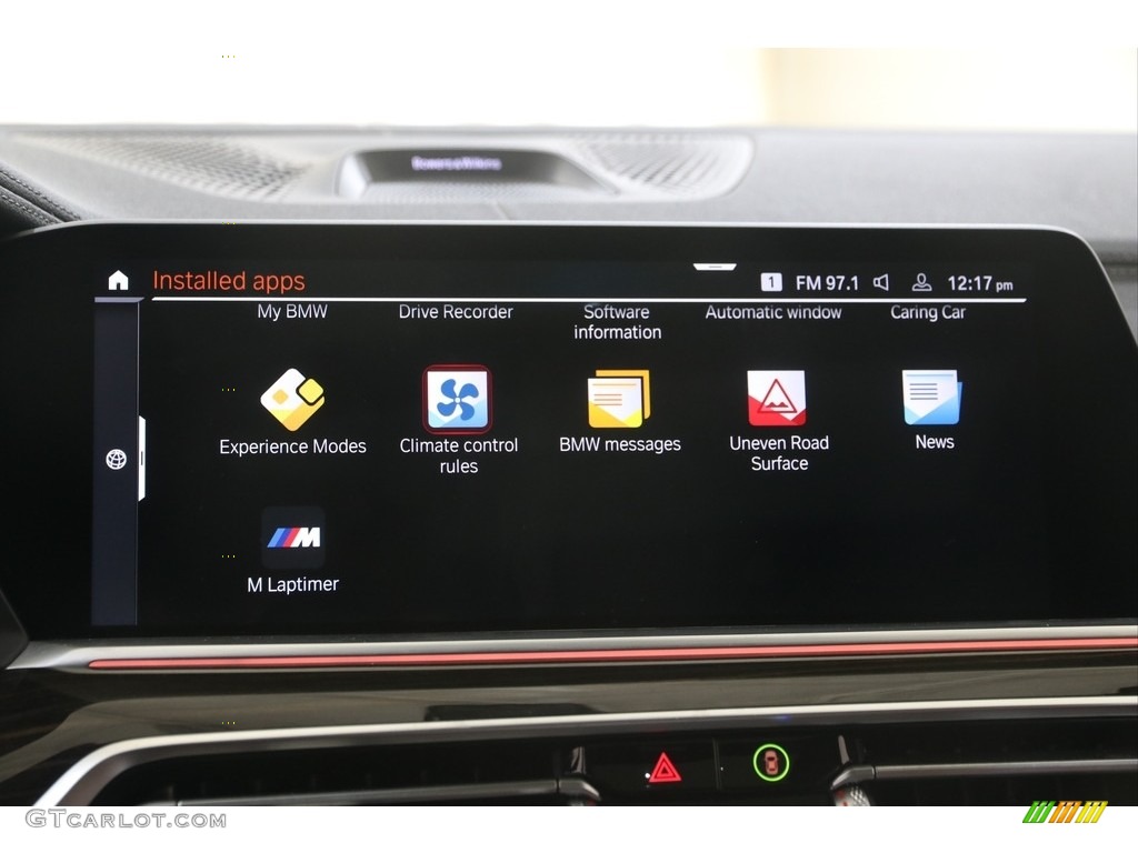 2021 X6 xDrive50i - Carbon Black Metallic / Coffee photo #14