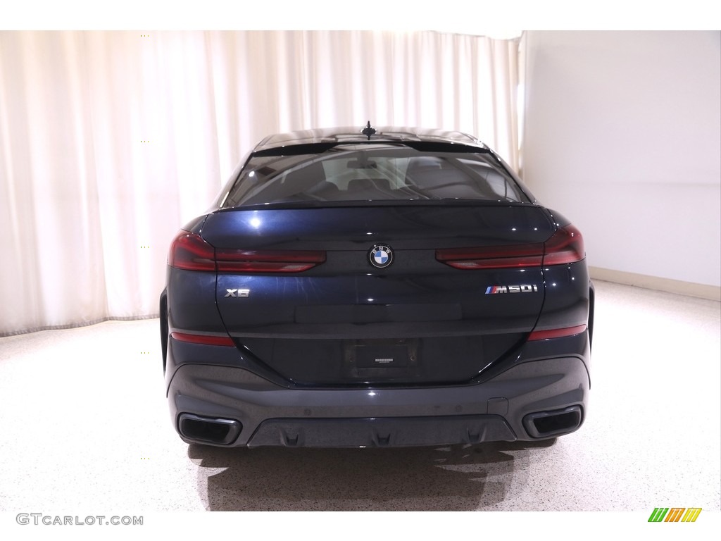 2021 X6 xDrive50i - Carbon Black Metallic / Coffee photo #23