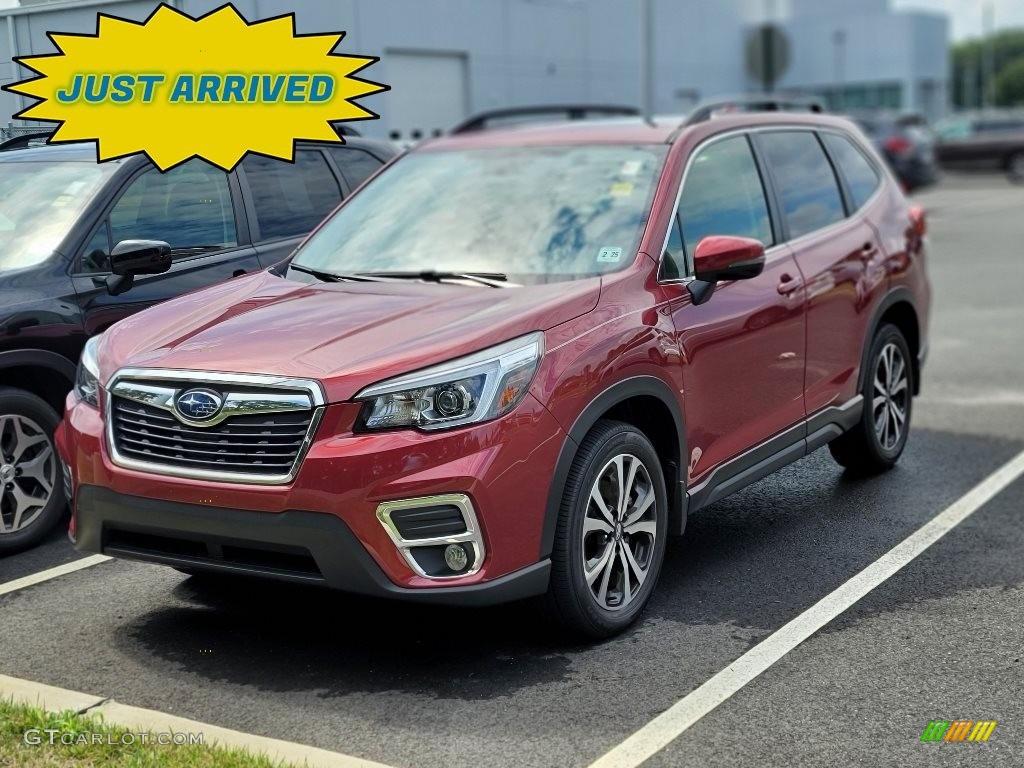 2020 Forester 2.5i Limited - Crimson Red Pearl / Gray photo #1