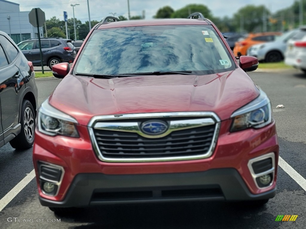 2020 Forester 2.5i Limited - Crimson Red Pearl / Gray photo #2