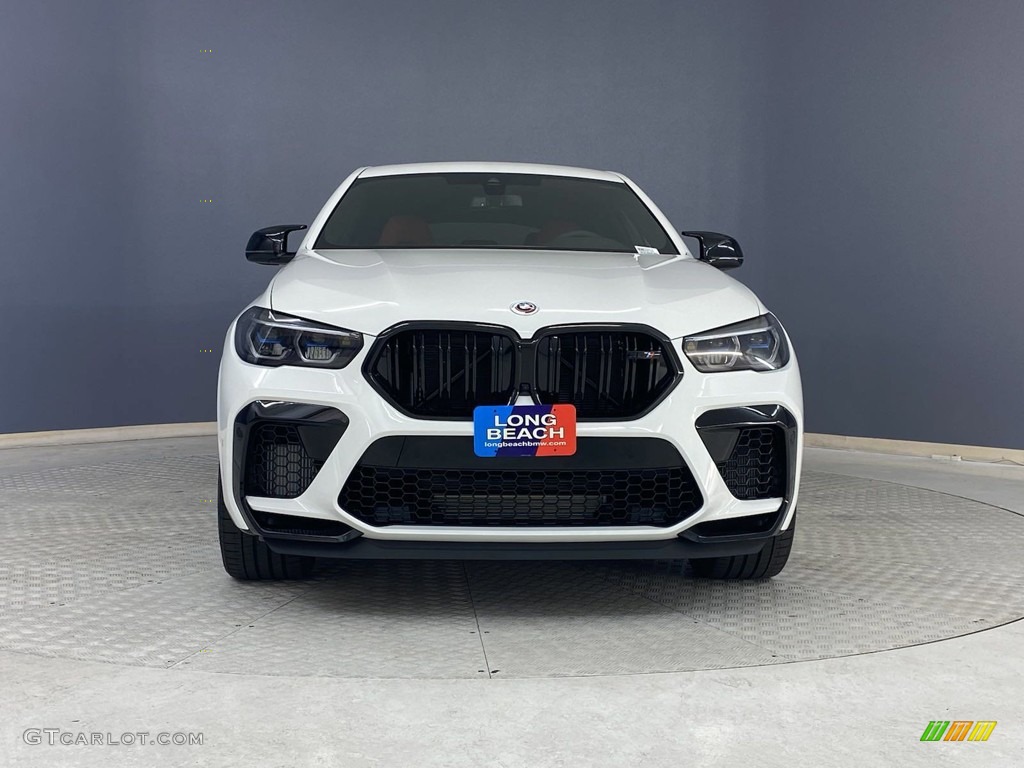 2022 X6 M Competition - Alpine White / Sakhir Orange/Black photo #2