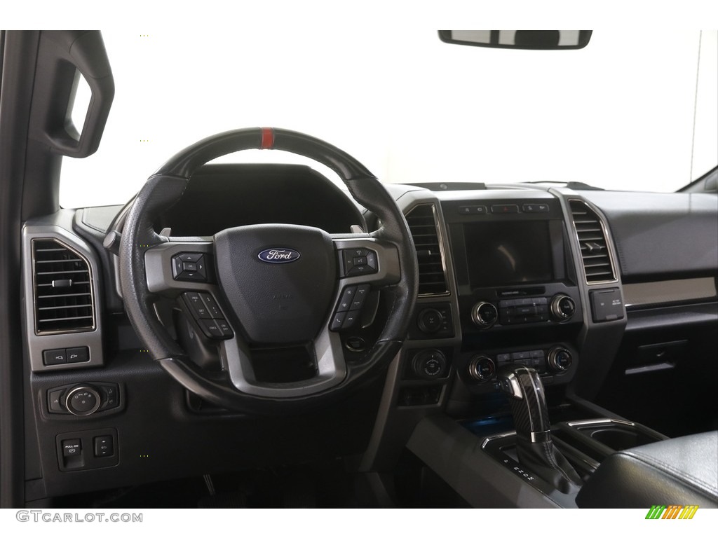 2019 Ford F150 SVT Raptor SuperCrew 4x4 Black Dashboard Photo #144685425