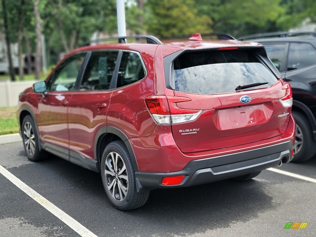 2020 Forester 2.5i Limited - Crimson Red Pearl / Gray photo #7