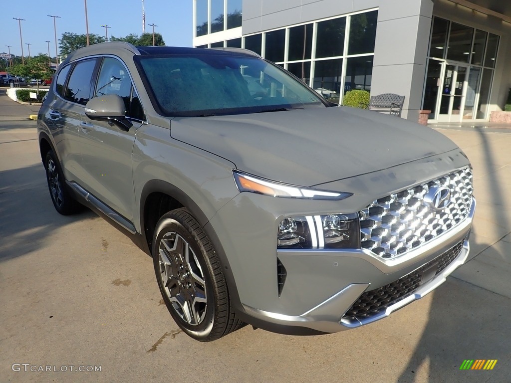 Hampton Gray 2023 Hyundai Santa Fe Limited AWD Exterior Photo #144685491