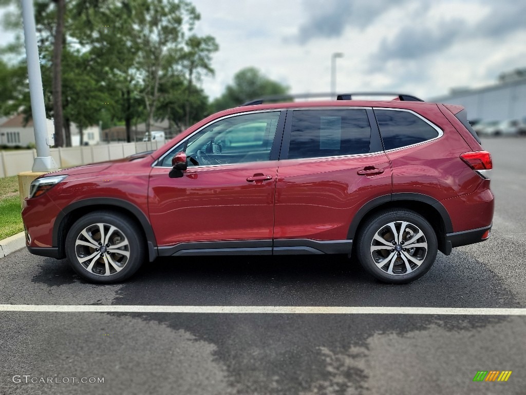 2020 Forester 2.5i Limited - Crimson Red Pearl / Gray photo #9