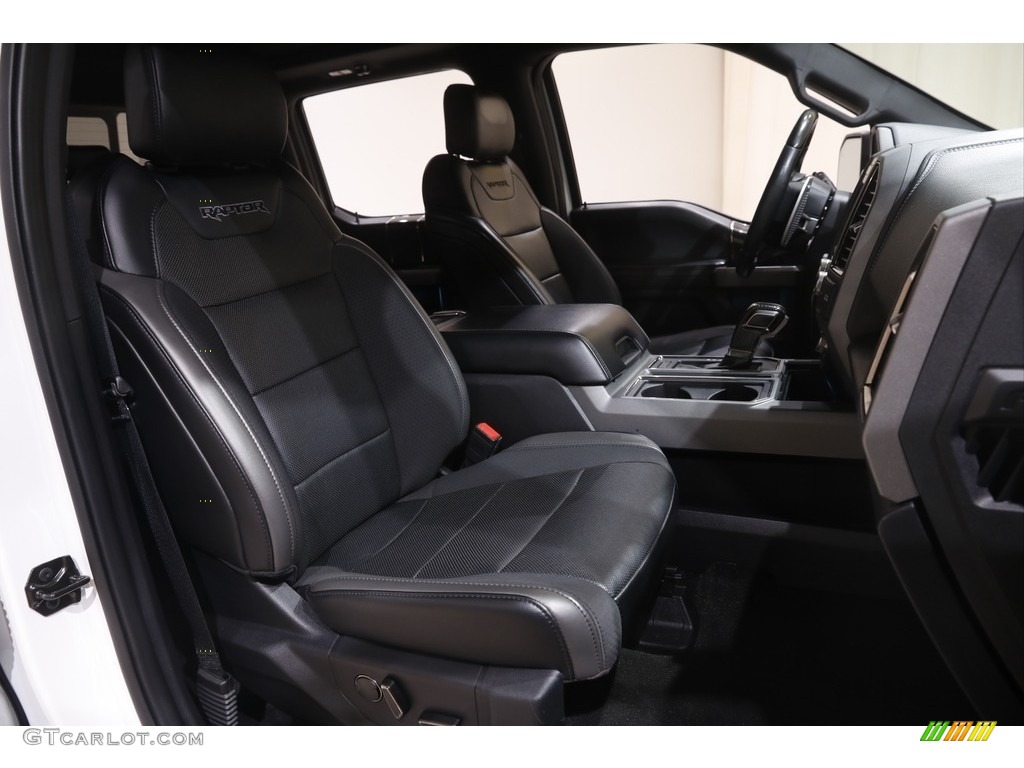 Black Interior 2019 Ford F150 SVT Raptor SuperCrew 4x4 Photo #144685689