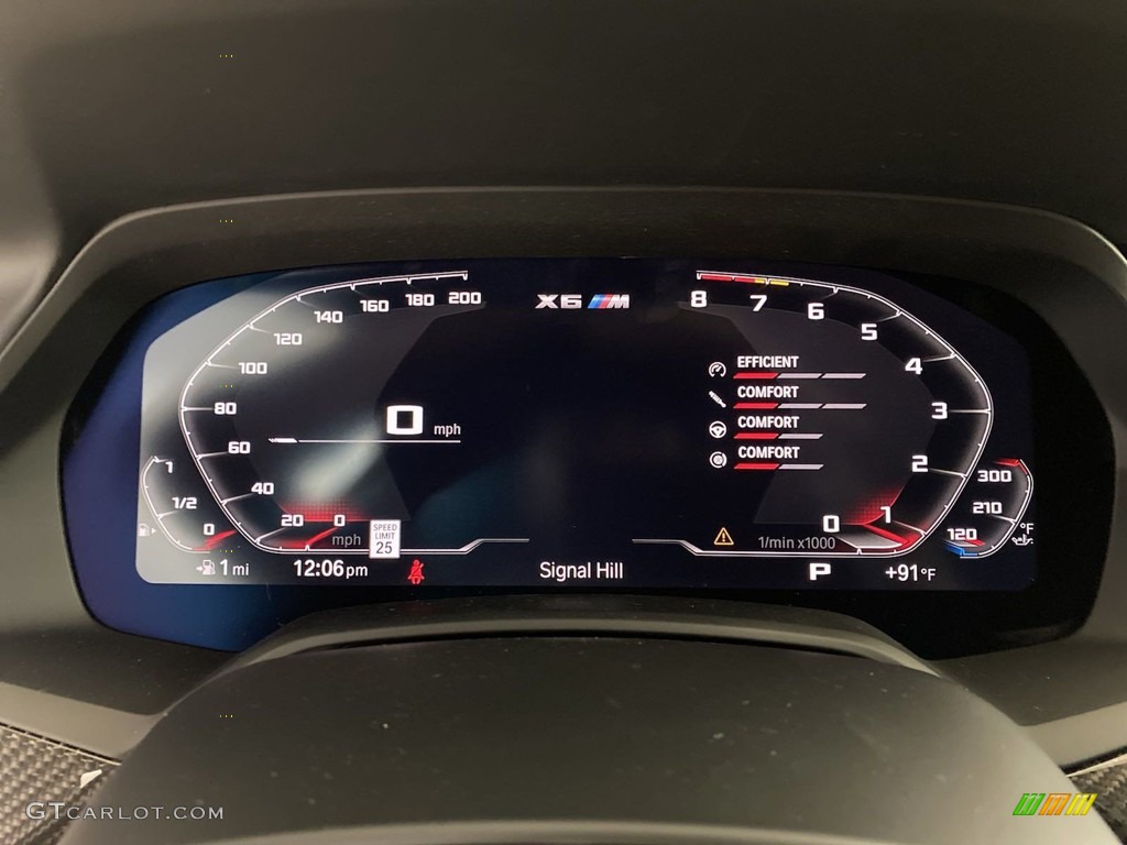 2022 BMW X6 M Competition Gauges Photo #144685752